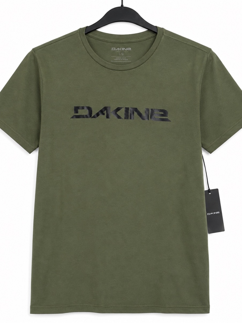 NWT DAKINE Da Rail Women’s Olive Logo Tee Size L